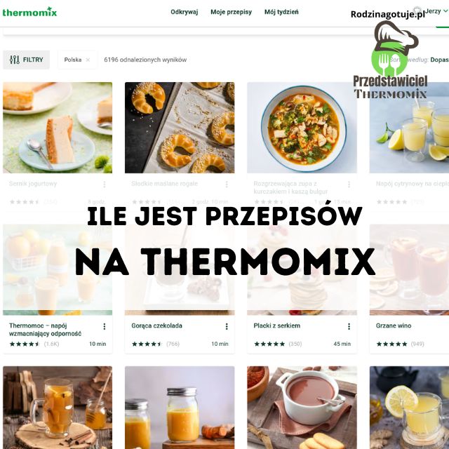 Ile jest przepisów na Thermomix